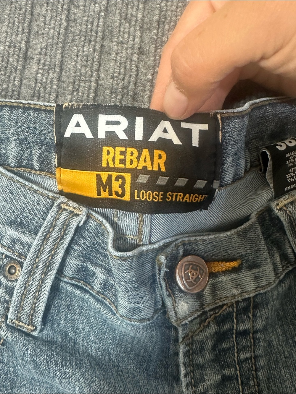 Ariat Rebar M3 38x30 - Picture 4 of 8